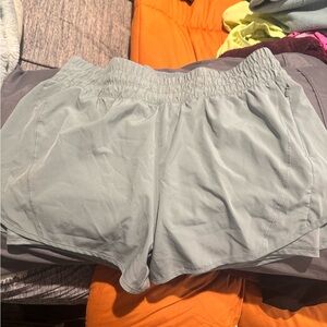 Avia Women's Athletic Shorts in Light Blue